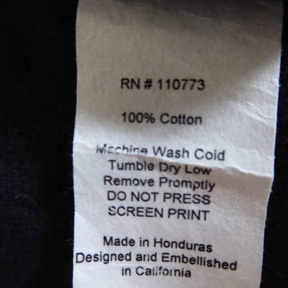 LUCKY 13 HOT RODDER DEVIL SPEED & POWER 2 SIDED BLACK L T SHIRT (PRE-OWNED) - Picture 6 of 7